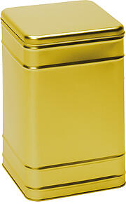 Storage Tin, 2000g, golden matte