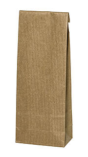 Natron paper bag with PLA-foil, 250g, brown