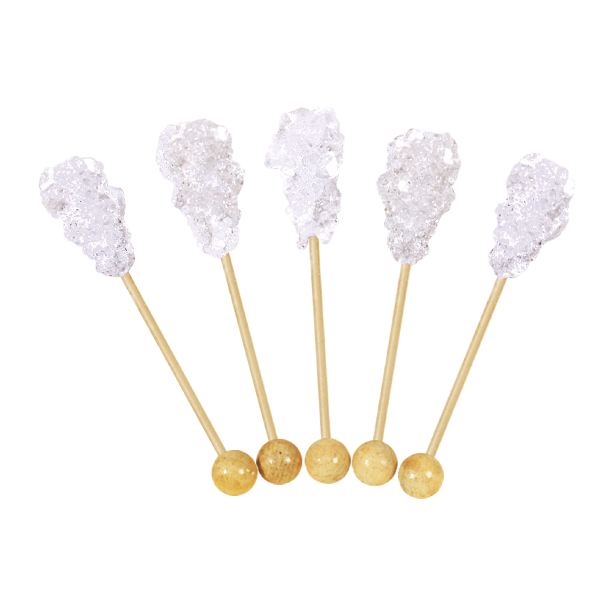 Mini Candy Sugar Sticks, 12cm, white